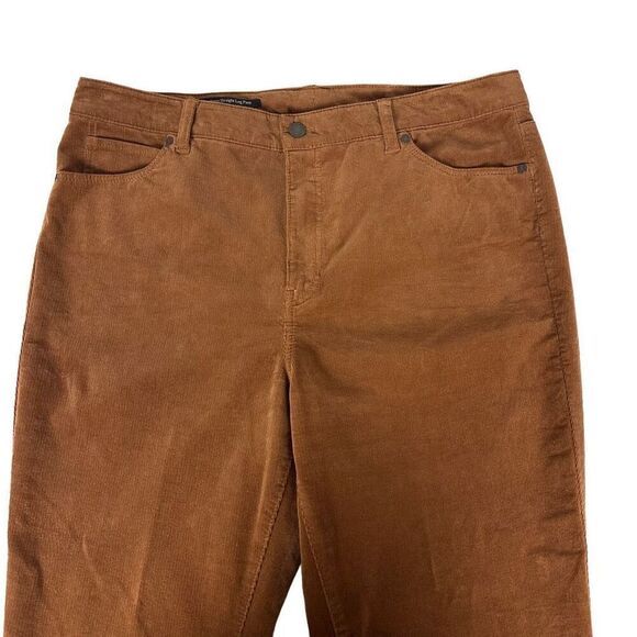 Talbots Petite Corduroy Straight Leg Pant size 16P with Alterations - Picture 6 of 9